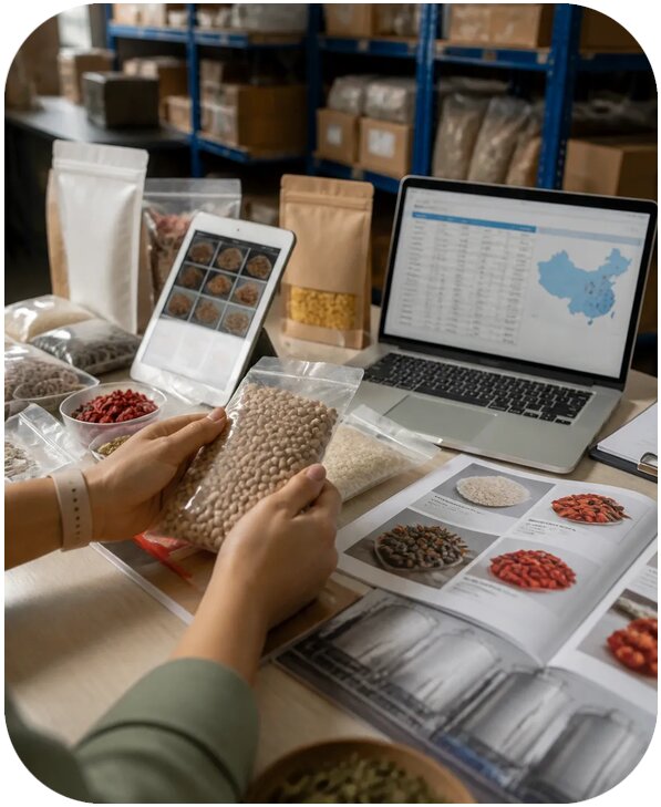 Поиск поставщиков продуктов питания в Китае от 15341 р. | Фиалан-Нвд